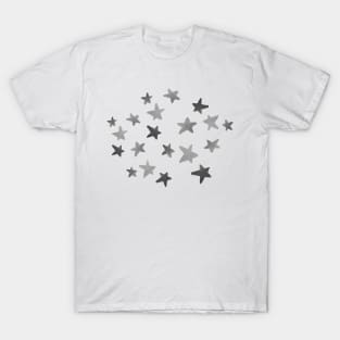 silver watercolor star pack T-Shirt